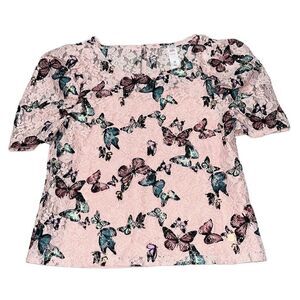 Justice Lace Cropped Top